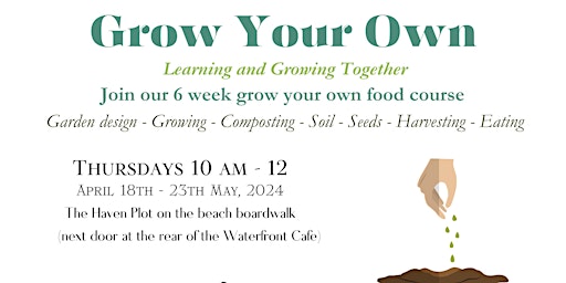 Imagem principal do evento Grow Your Own