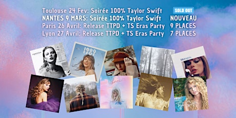 Image principale de Soirée 100% Taylor Swift (Nantes)