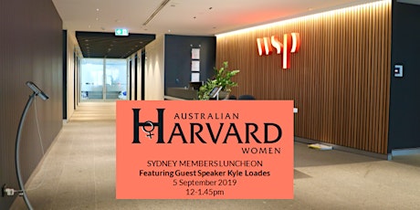 Australian Harvard Women Lunch with Kyle Loades - Sydney primary image