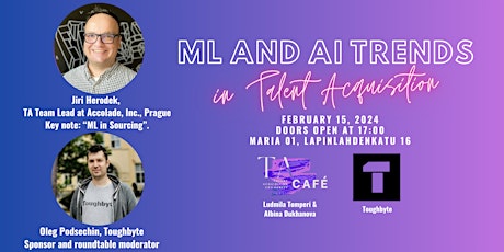 Imagem principal do evento Cancelled (new date TBC) ML and AI Trends in Talent Acquisition