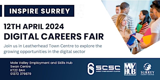 Community Digital Careers Fair in Leatherhead Town Centre primary image