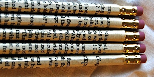Hauptbild für Literary Crafternoon: Decoupage Bookpage Pencils Workshop