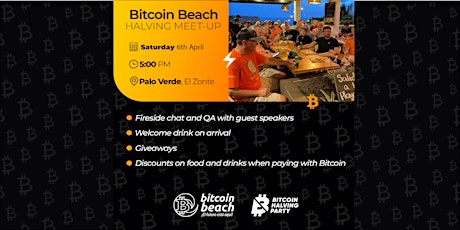 Bitcoin Beach  Halving meet-up