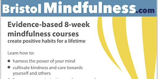 Imagem principal do evento Mindfulness for Life (course developed by Oxford Mindfulness Foundation)