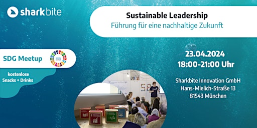 Imagem principal do evento Sharkbite SDG Meetup - Sustainable Leadership