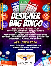 PAL Designer Bag Bingo