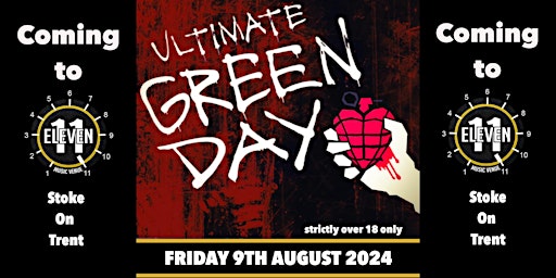 Ultimate Greenday live at Eleven Stoke primary image