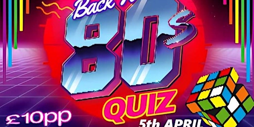 80s Charity Quiz Night  primärbild