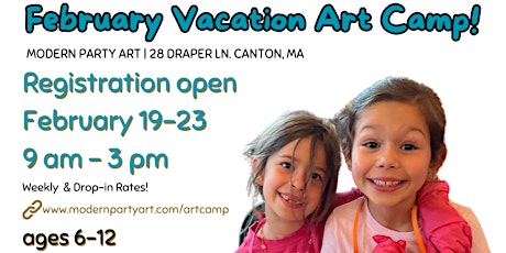 February Vacation Art Camp primary image