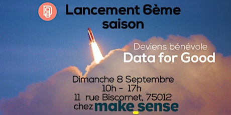 Hauptbild für Lancement 6ème saison Data for Good
