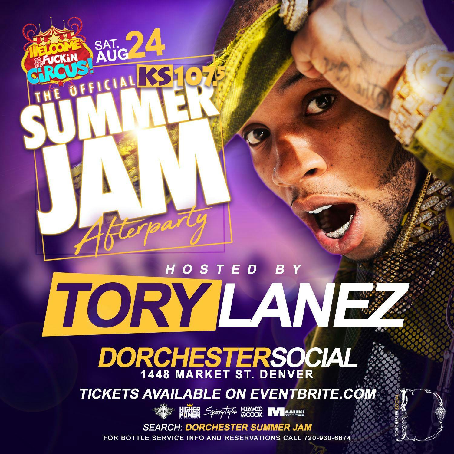 Hip Hop Star *TORY LANEZ* Hosts SUMMER JAM Afterparty @ DORCHESTER