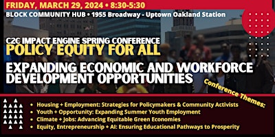 Hauptbild für Policy Equity Conference: Advancing Economic & Workforce Development