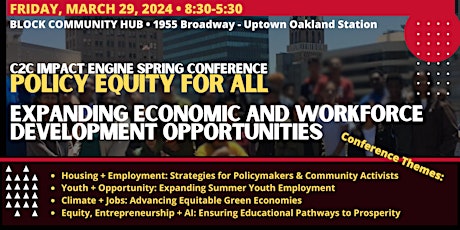 Policy Equity Conference: Advancing Economic & Workforce Development