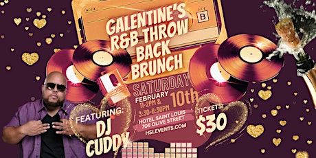 Galentines Groove on the Rooftop: R&B Throwback Brunch w/ DJ Cuddy primary image