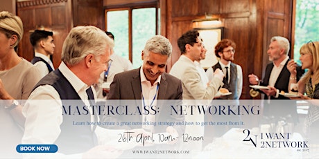 Imagen principal de Networking Masterclass | Networking Tips and Planning