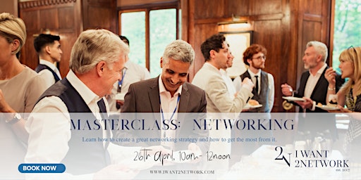 Imagem principal do evento Networking Masterclass | Networking Tips and Planning