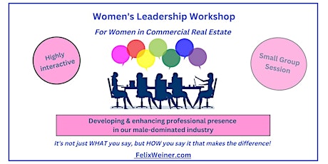 Image principale de Women's Leadership Workshop  - NYC - March 21, 2024