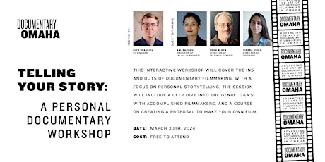 Telling Your Story: A Personal Documentary Workshop