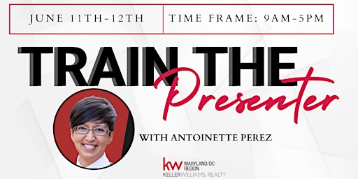 Train the Presenter with Antoinette Perez primary image