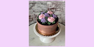 Kids Flower Pot Cake Decorating Class primary image