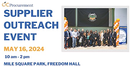 2024 Supplier Outreach Event