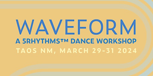 Imagem principal do evento WaveForm a 5Rhythms™ Dance Workshop