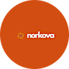 Logotipo da organização Norkova -  A Well-Being Community