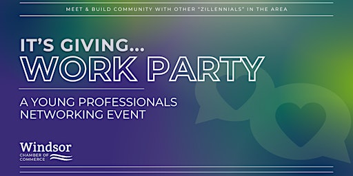 Primaire afbeelding van WORK PARTY: A Young Professionals Networking Event