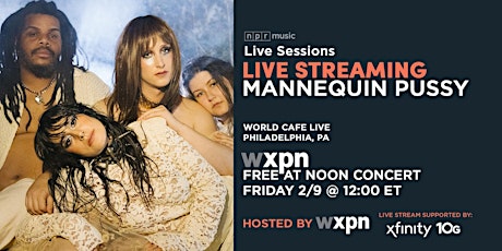 Imagen principal de WXPN Free At Noon with MANNEQUIN PUSSY