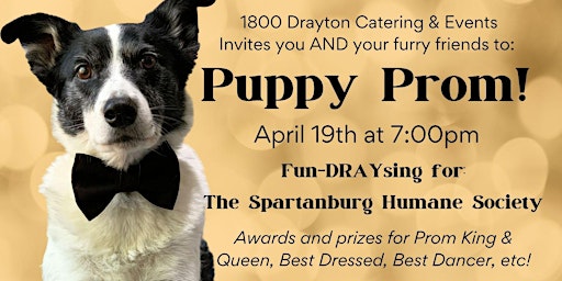 Image principale de Puppy Prom: Fundraysing for Spartanburg Humane Society