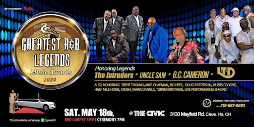 Greatest R&B Legends Music Awards 2024 ft. L.T.D & The Intruders primary image