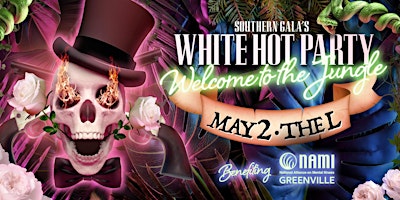 Imagem principal de White Hot Party to benefit NAMI Greenville: Welcome to the Jungle!