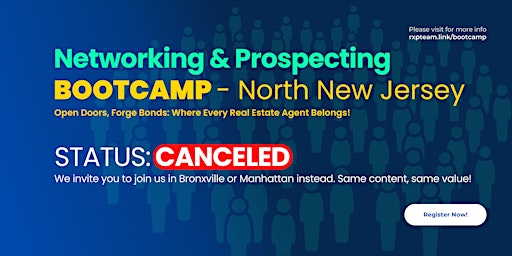 Hauptbild für Networking and Prospecting Bootcamp - North New Jersey