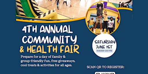 Primaire afbeelding van 4th Annual Free Community and Health Fair- Presented by The Amazing Corner