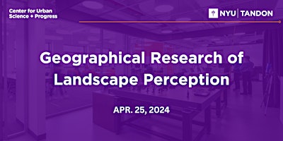 Imagen principal de Geographical Research of Landscape Perception