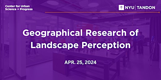 Image principale de Geographical Research of Landscape Perception