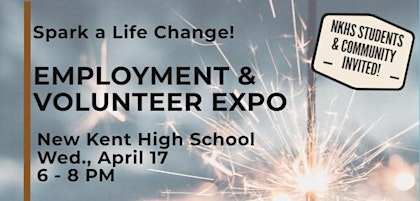 Immagine principale di 2024 NEW KENT EMPLOYMENT & VOLUNTEER EXPO (company registration only) 