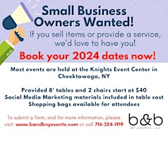 Vendors, Crafters, Small Business Owners wanted!