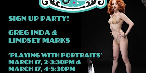 Playing with Portraits: A Sign-Up Party with Lindsey Marks + Greg Inda primary image