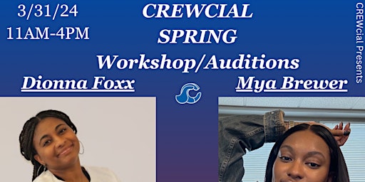 Immagine principale di CREWcial’s Spring Workshop/ Auditions 