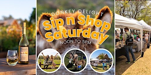 Saturday Sip n Shop / Texas wine / local vendors / live music / Anna, TX primary image