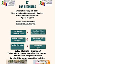 Holland community budgeting 101 for beginners / Tax planning primary image