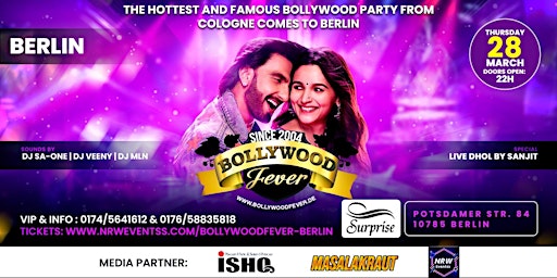 Imagem principal do evento BOLLYWOOD FEVER NIGHT / INDIAN NIGHT BERLIN