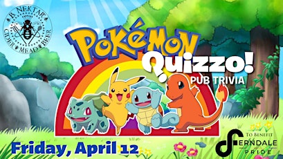 Pokemon Trivia a Ferndale Pride Fundraiser