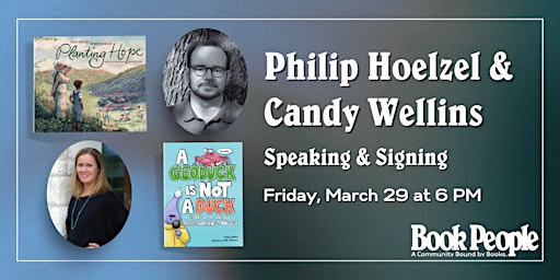 Imagem principal do evento BookPeople Presents: Philip Hoelzel and Candy Wellins