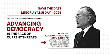 Minoru Yasui Day • 2024