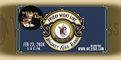 The Whiskey Kiss Band Friday Night Live at Woodbridge Crossing! primary image