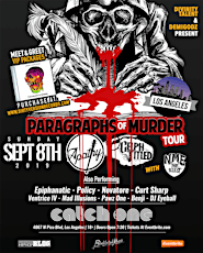 Apathy & Celph Titled "Paragraphs of Murder Tour" In Los Angeles primary image