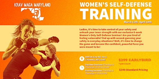 6-Week Women's Self-Defense Training primary image