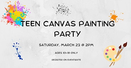 Teen Canvas Painting Party primary image